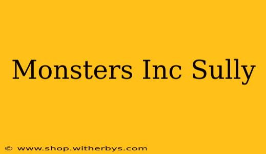 Monsters Inc Sully